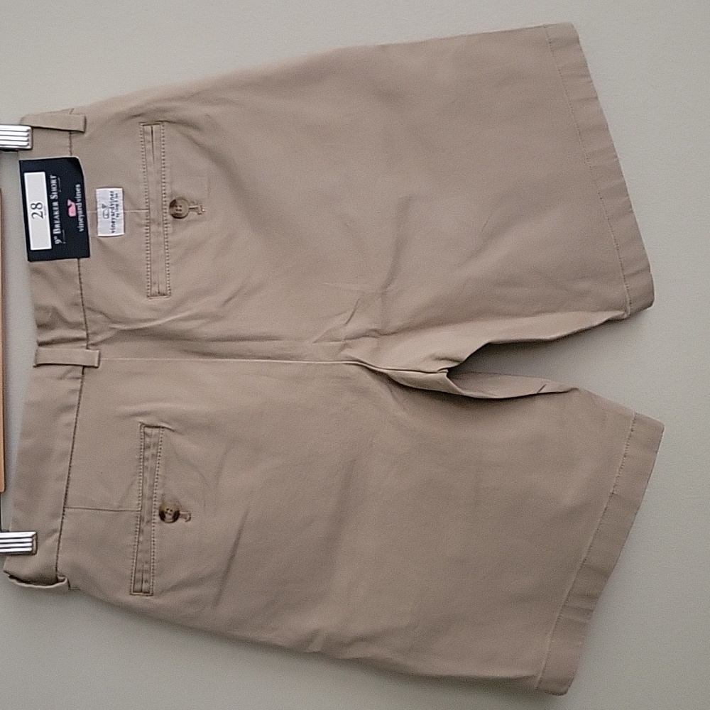 NWT Vineyard Vines 9" Stretch Breaker Short in Khaki Size 28 - Picture 7 of 12